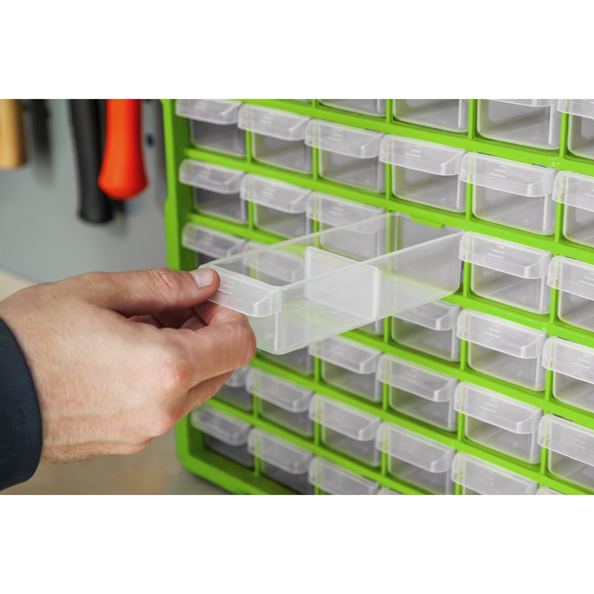 Sealey Cabinet Box 60 Drawer - Green/Black APDC60HV