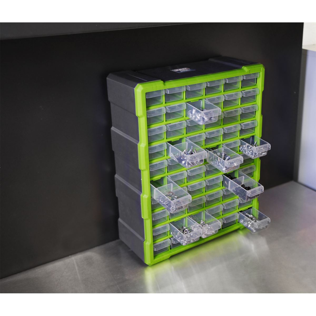Sealey Cabinet Box 60 Drawer - Green/Black APDC60HV
