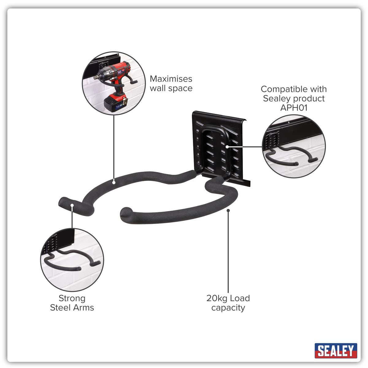 Sealey Storage Hook for Power Tool APH02