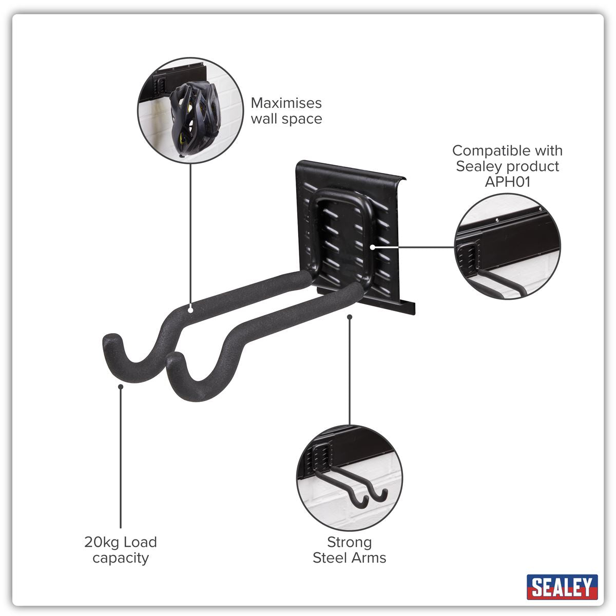 Sealey Storage Hook Sports Equipment APH06