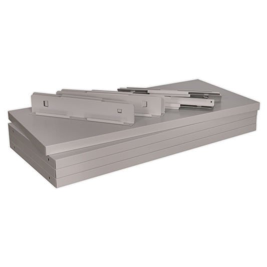 Sealey Shelf for Industrial Cabinets - Pack of 4 APICS4