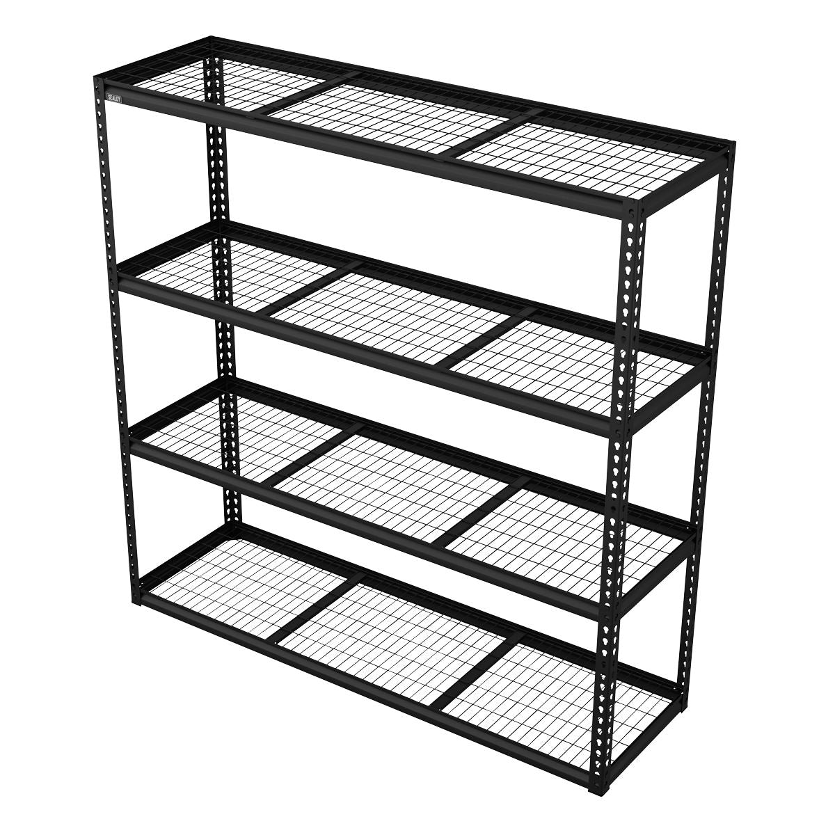 Sealey Heavy-Duty Modular Racking Unit with 4 Mesh Shelves 300kg Capacity APMR1