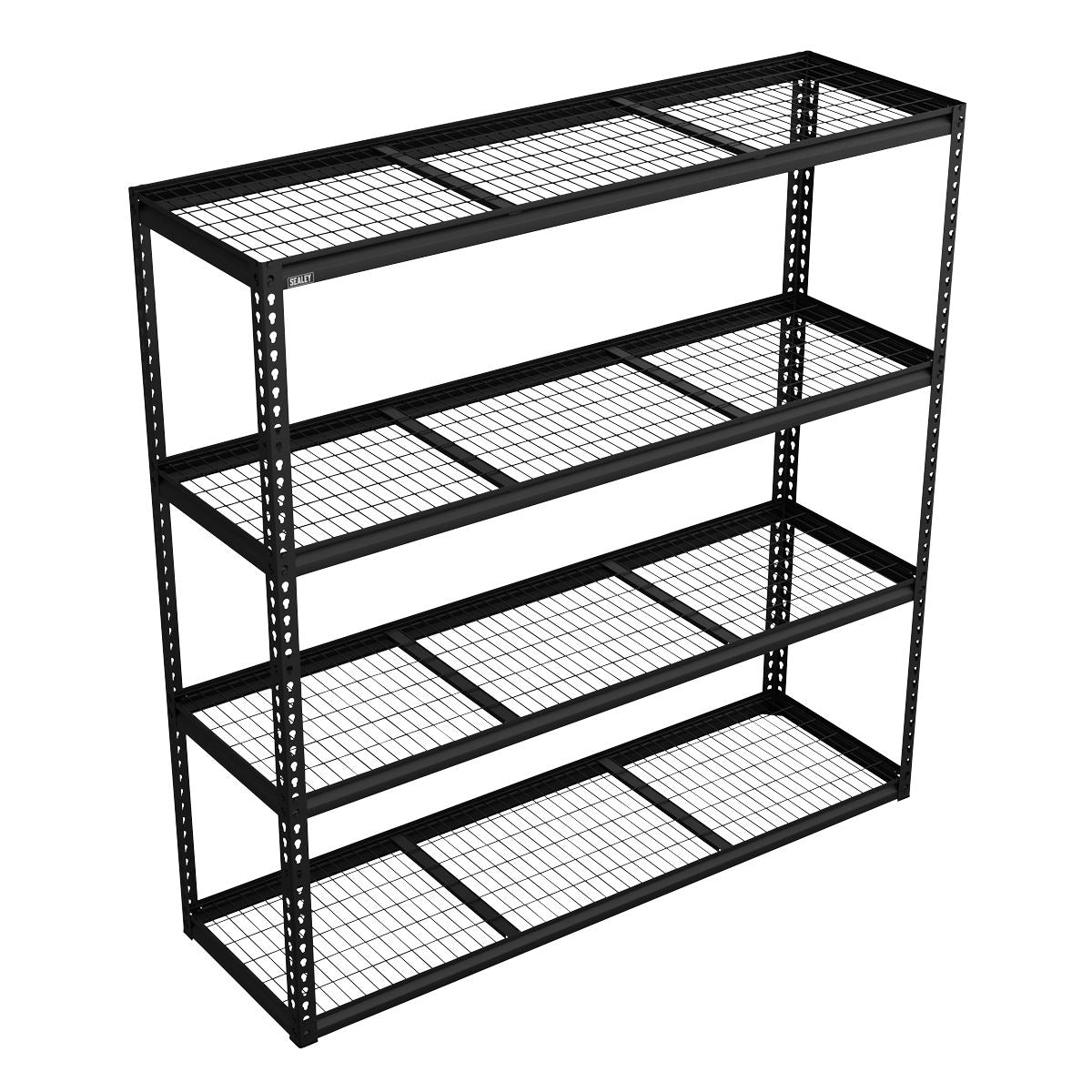 Sealey Heavy-Duty Modular Racking Unit with 4 Mesh Shelves 300kg Capacity APMR1