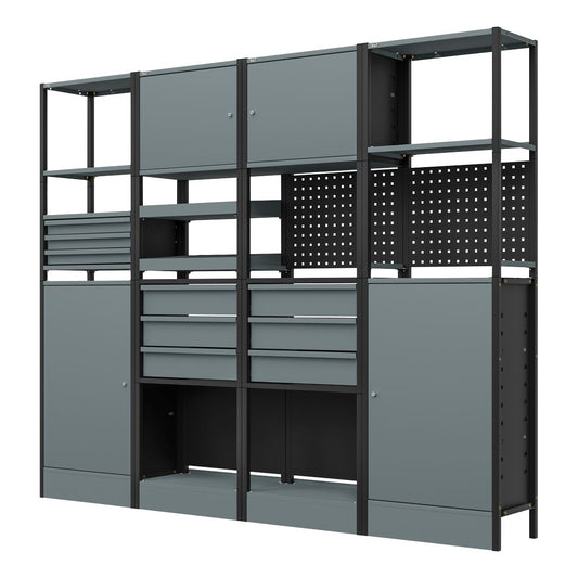 Sealey Modular Racking System Combo 2.32m Shelfs Drawers & Cupboards APMRSTACK2