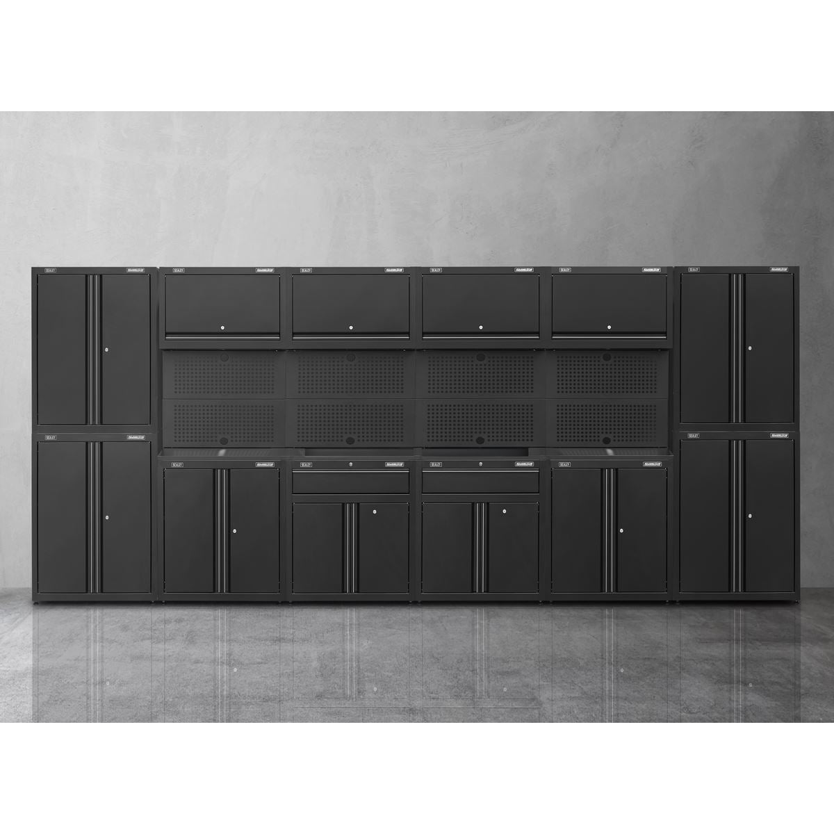 Sealey Rapid-Fit 4.6m Modular Garage Storage System APMS16HFP