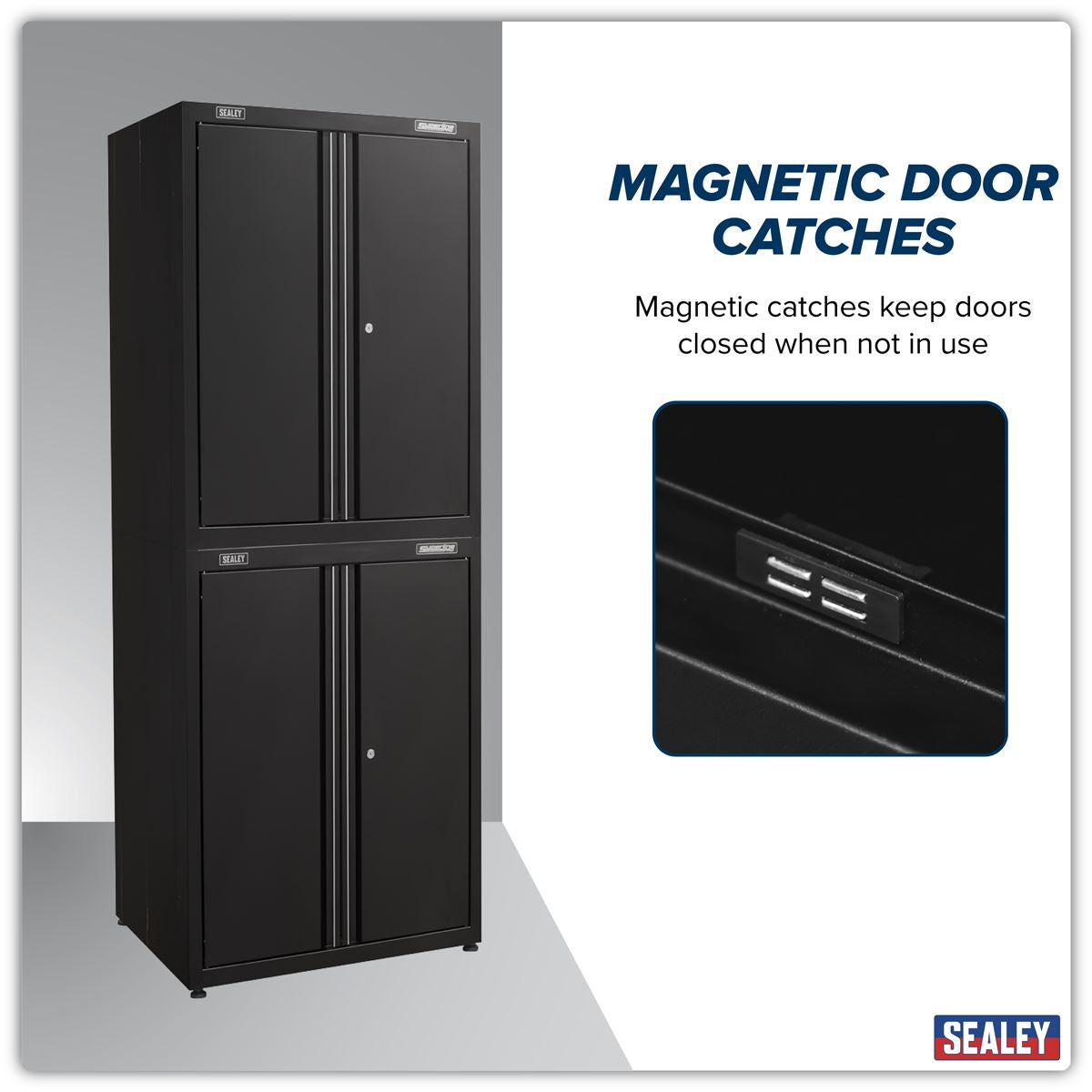 Sealey Rapid-Fit Dual Stacking Cabinets APMS2HFPS