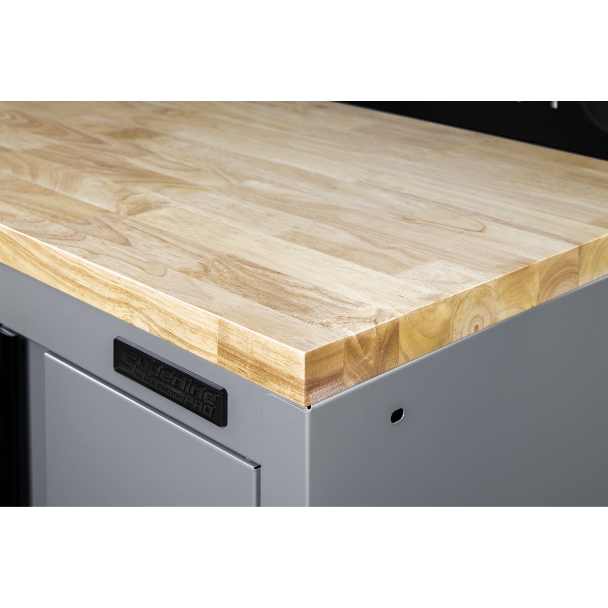 Sealey Superline PRO Black Edition Rubber Wood Worktop 2040mm APMS30WC