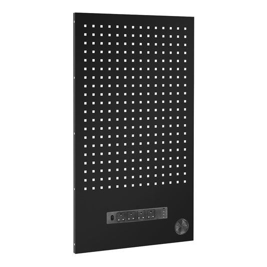 Sealey Black Edition Modular Back Panel & Power Bar 600mm USB-C USB APMS3BEBP