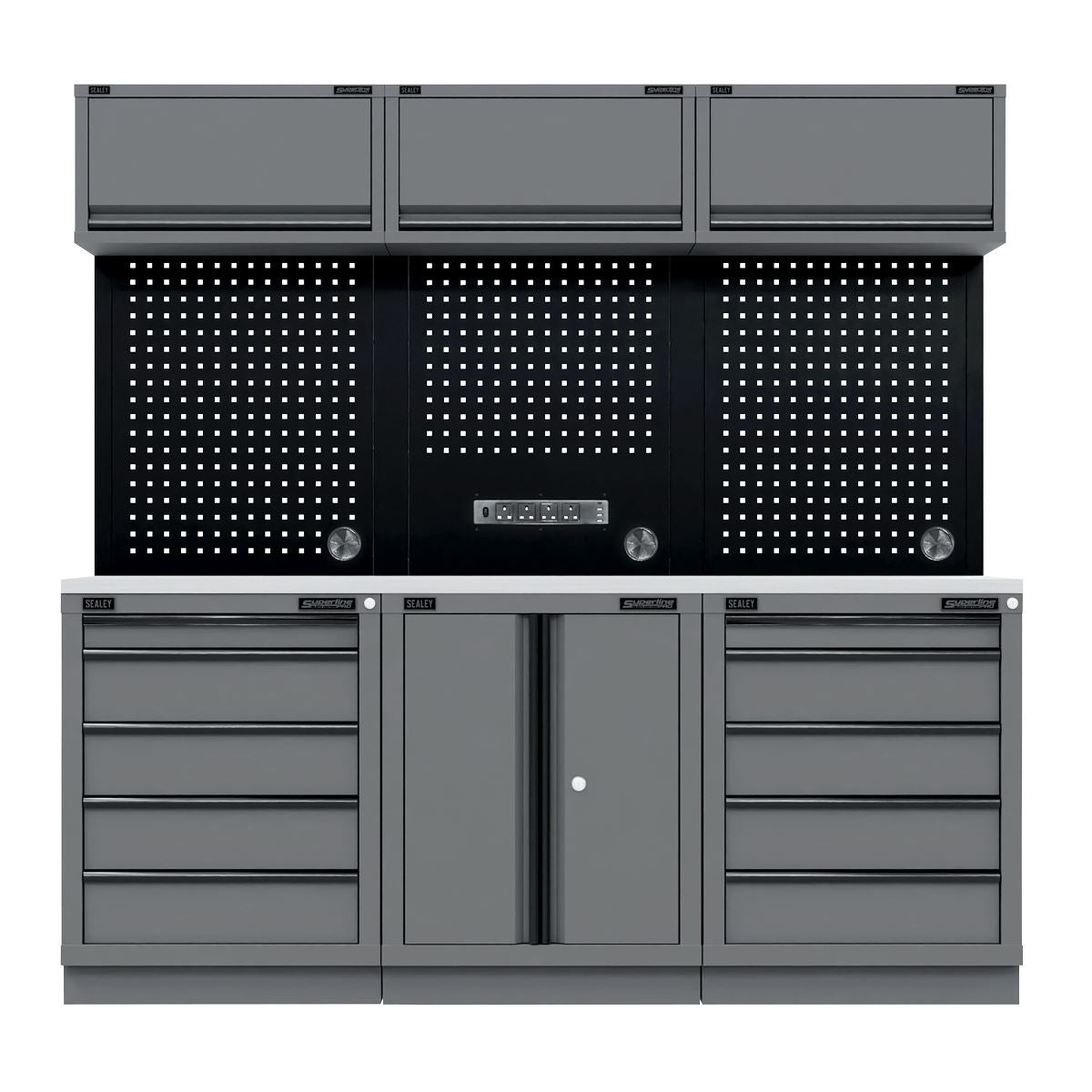 Sealey Black Edition Storage System Stainless Worktop 2.04m APMSBESTACK04SS