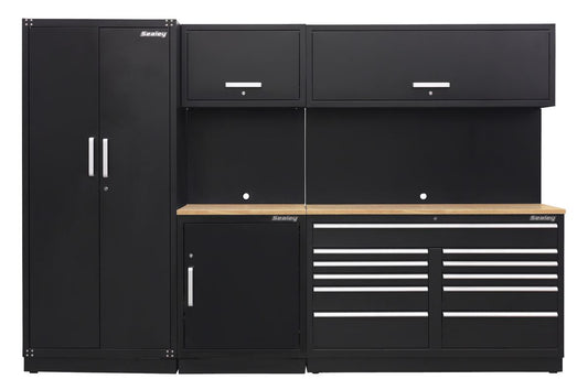 Sealey Premier 3.3m Storage System - Oak Worktop APMSCOMBO2W