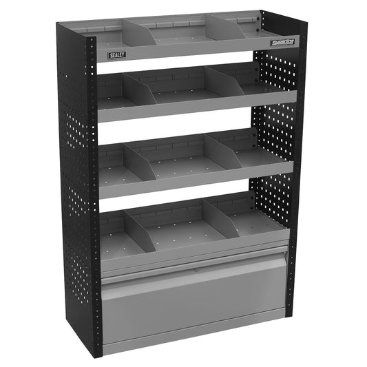 Sealey Modular Flat Shelf Van Storage System Steel Construction APMSVCOMBO1