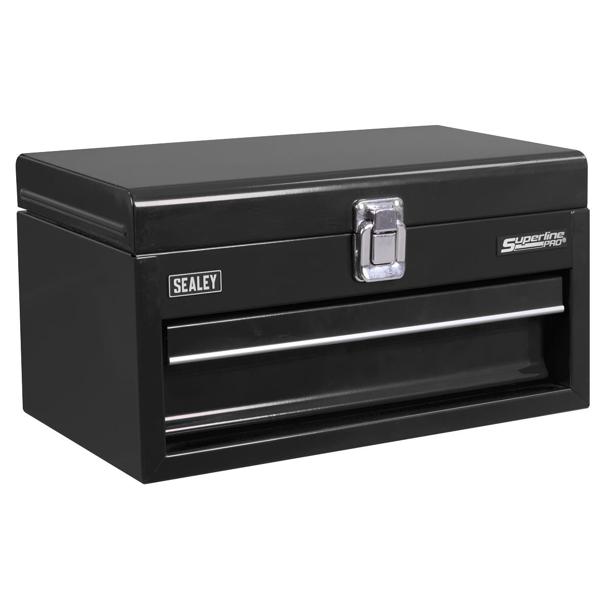 Sealey 1 Drawer Mini Steel Toolbox Black 260 x 166 x 142mm APMTB2