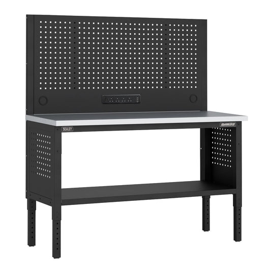 Sealey Modular Workbench Pegboard Back Panel Stainles Top 1525mm APMWB60COMBOSS