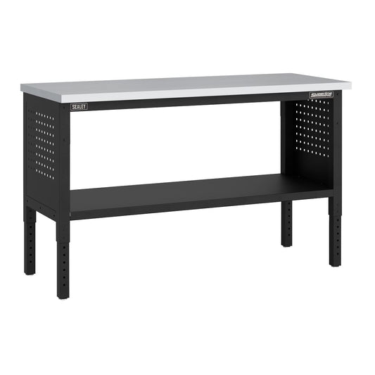Sealey Modular Workbench Stainless Steel Worktop Adjustable 1525mm APMWB60SS