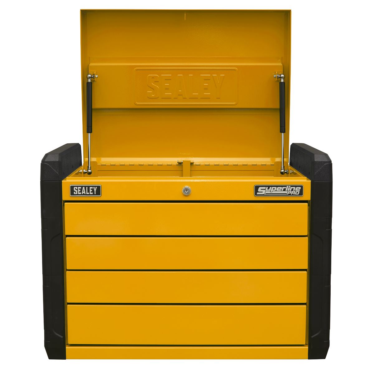 Sealey 4-Drawer Push-to-Open Topchest with Ball-Bearing Slides - Orange APPD4O