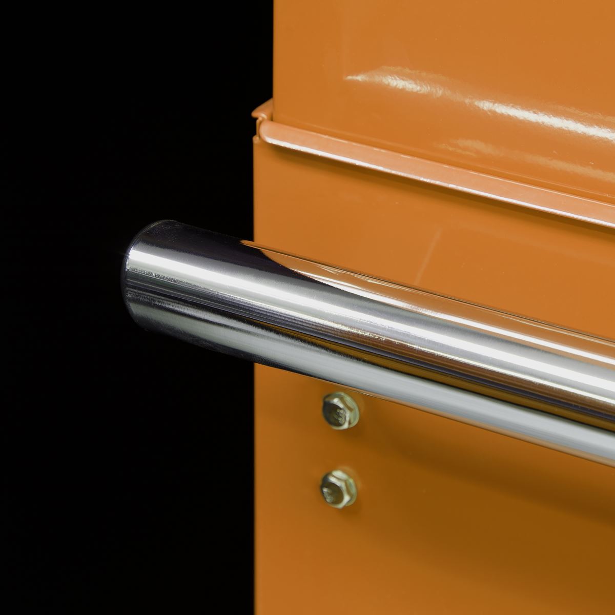 Sealey Topchest, Mid-Box & Rollcab Combination 14 Drawer with Ball-Bearing Slides - Orange APSTACKTO