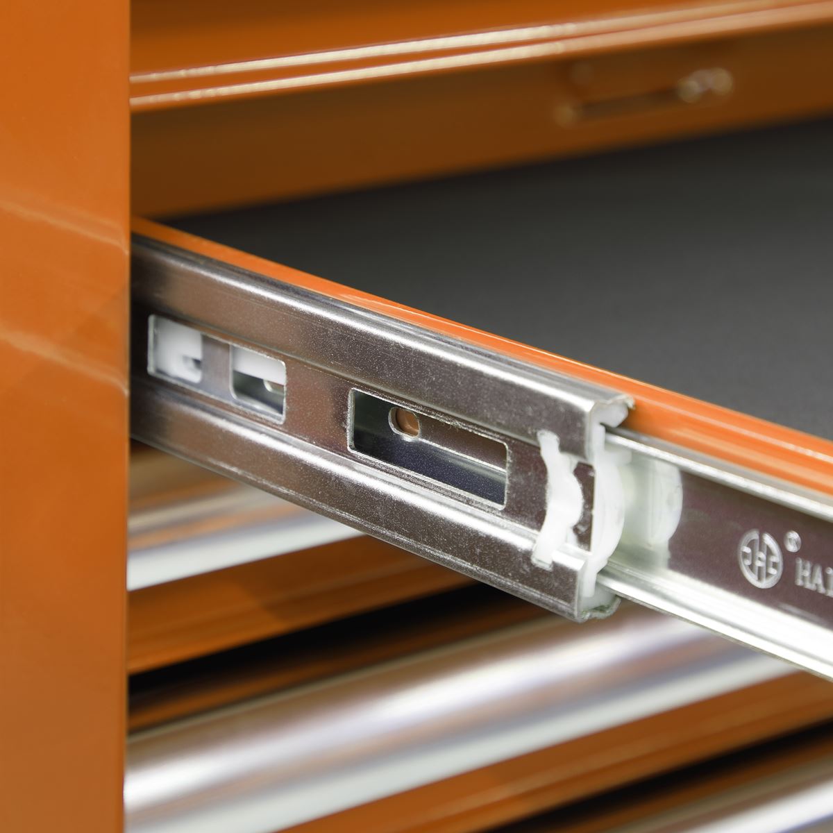 Sealey Topchest, Mid-Box & Rollcab Combination 14 Drawer with Ball-Bearing Slides - Orange APSTACKTO