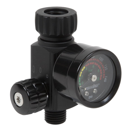 Sealey Spray Gun Air Pressure Regulator Gauge with Glass Lens Fits To Tool AR02