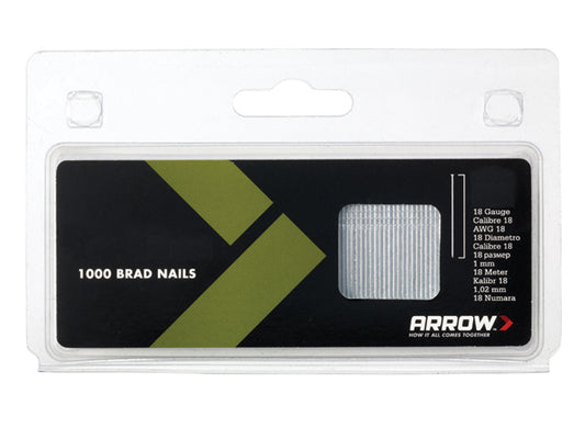 Arrow BN1832 Brad Nails 50mm 18g (Pack 1000) ARRBN1832