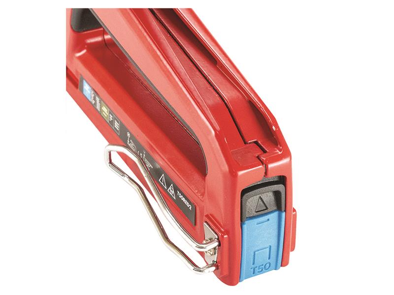 Arrow T50 2 in 1 Staple Gun Bottom Load Magazine Viewing Window ARRT50RED2