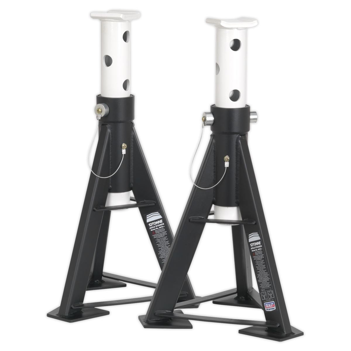 Sealey Axle Stands (Pair) 12 Tonne Capacity per Stand AS12