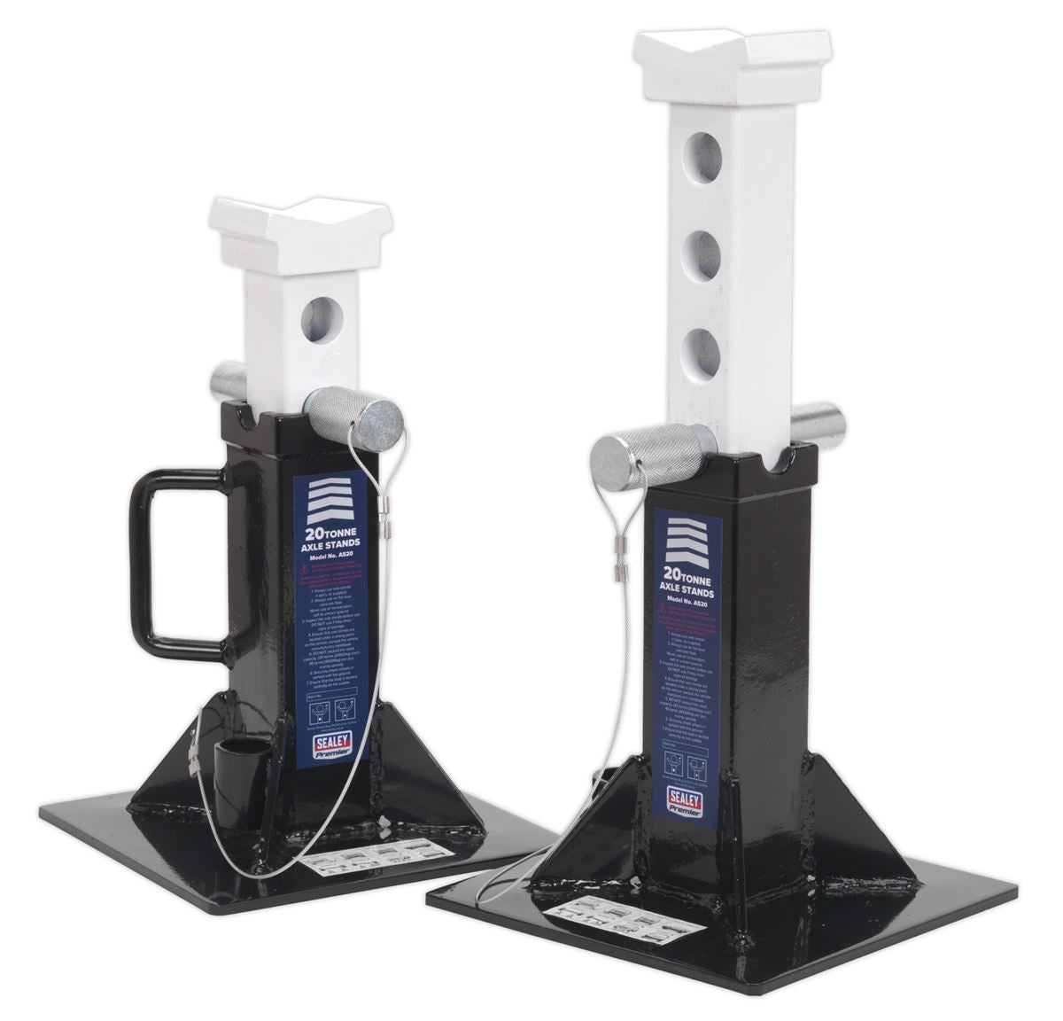 Sealey Axle Stands (Pair) 20 Tonne Capacity per Stand AS20