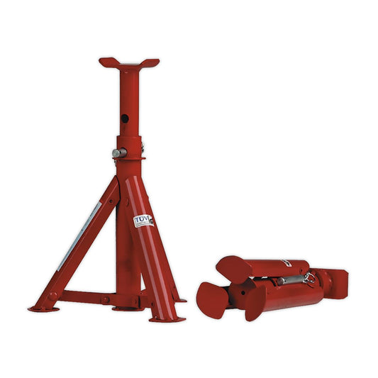 Sealey Axle Stands (Pair) 2 Tonne Capacity per Stand - Folding Type AS2000F