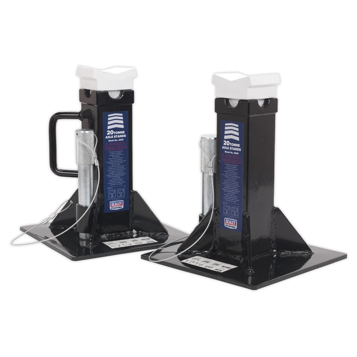 Sealey Axle Stands (Pair) 20 Tonne Capacity per Stand AS20