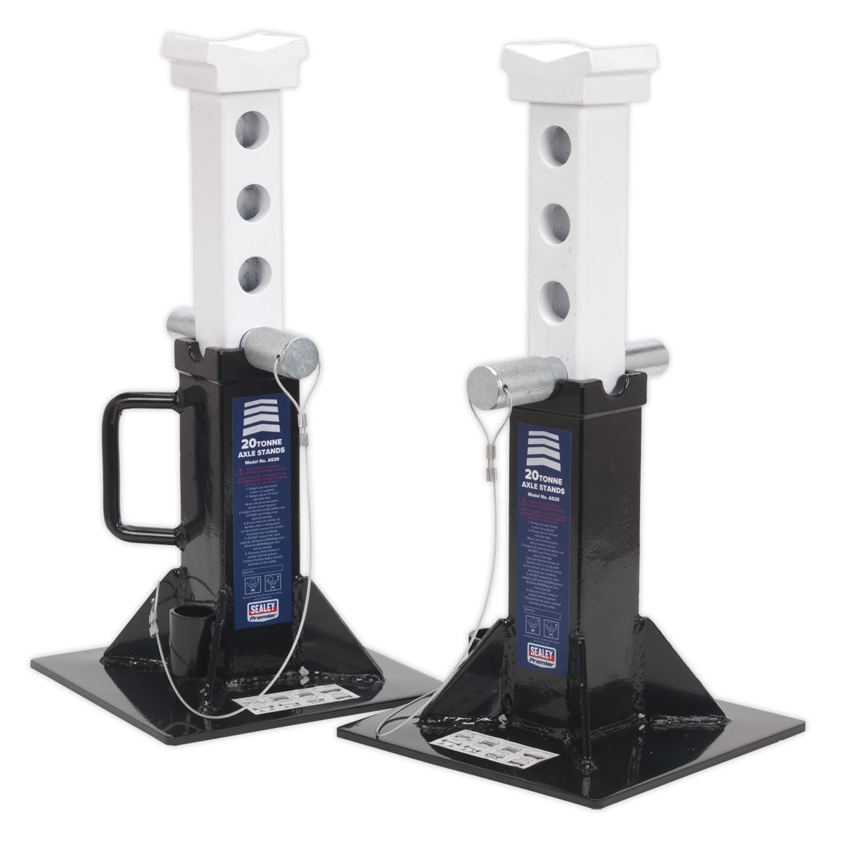 Sealey Axle Stands (Pair) 20 Tonne Capacity per Stand AS20