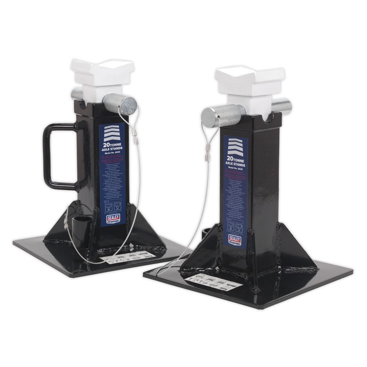 Sealey Axle Stands (Pair) 20 Tonne Capacity per Stand AS20
