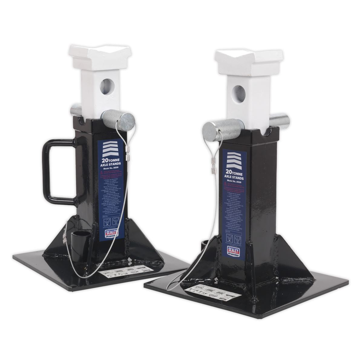 Sealey Axle Stands (Pair) 20 Tonne Capacity per Stand AS20