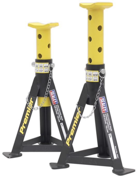 Sealey Axle Stands (Pair) 3 Tonne Capacity per Stand - Yellow AS3Y