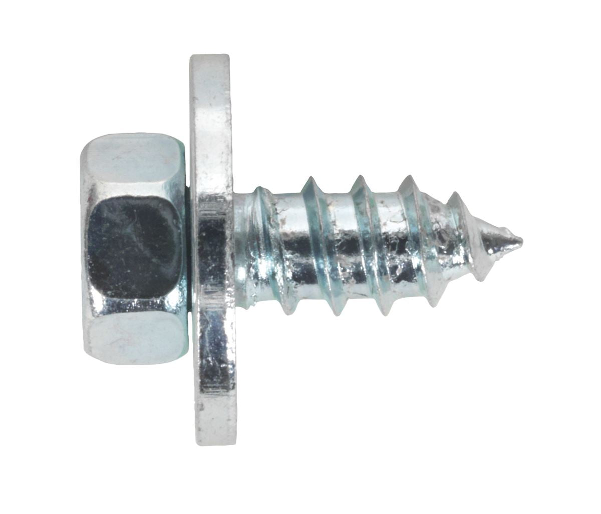 Sealey Acme Screw with Captive Washer #12 x 1/2" Zinc Pack of 50 ASW121