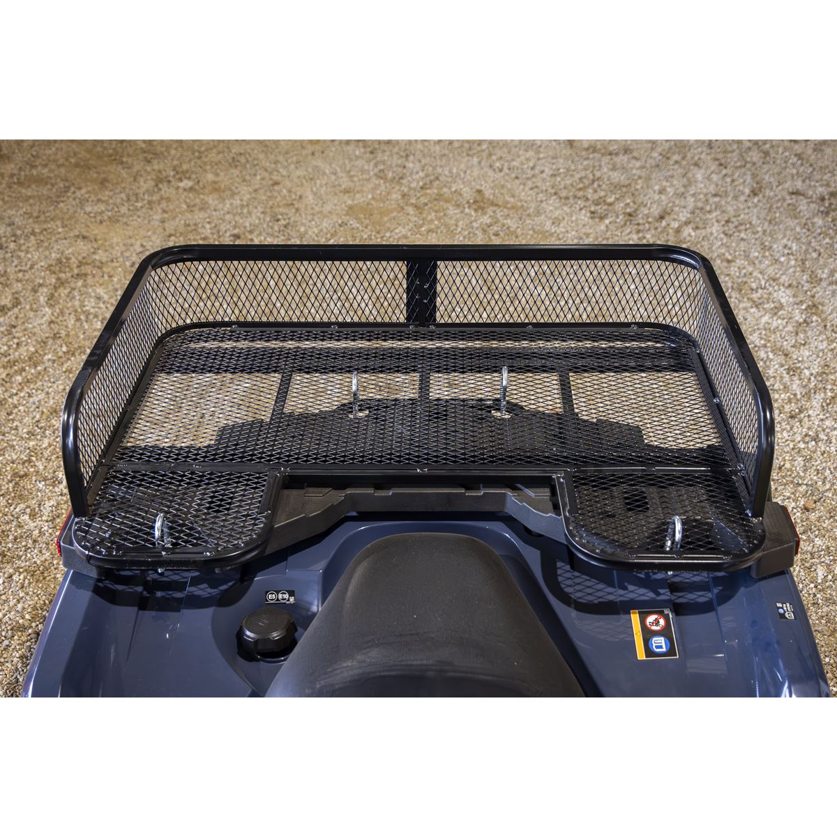 Sealey ATV Rear Cargo Rack 1040 x 735 x 200mm Metal Frame With Mesh ATCR01R