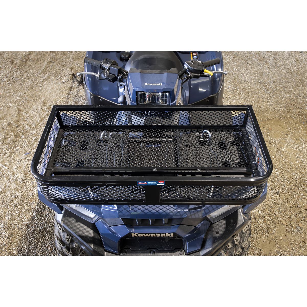 Sealey ATV Front Cargo Rack 915 x 440 x 160mm Metal Frame With Mesh ATCR02F