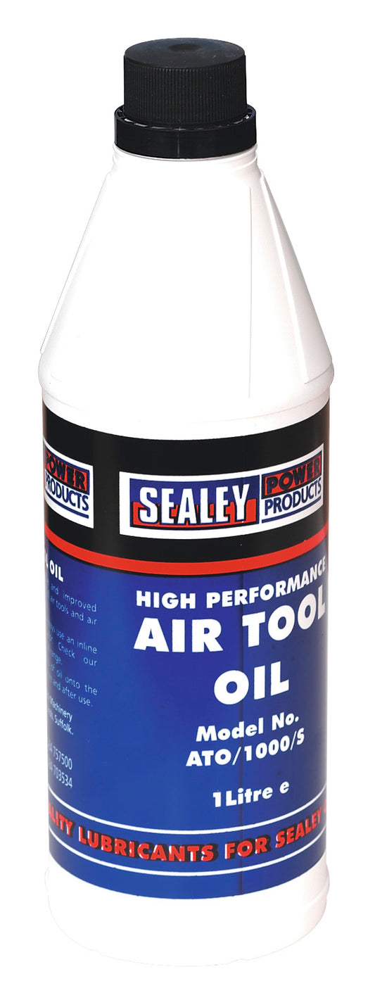 Sealey Air Tool Oil 1L For Maintaining Power Tools ATO1000S