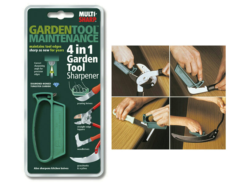 Multi-Sharp® Multi-Sharp® MS1501 4- in-1 Garden Tool Sharpener ATT1501