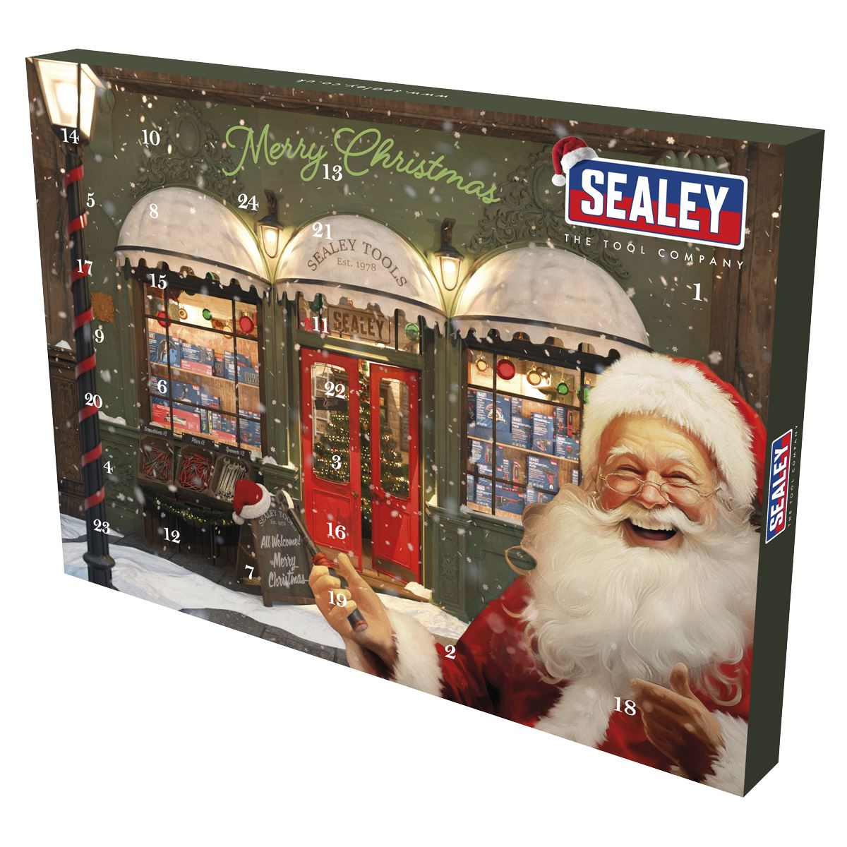 Sealey Advent Calendar Tool Kit 32pc Christmas Gift Idea AVC005