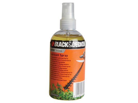 BLACK + DECKER A6102 Hedge Trimmer Oil Spray 300ml B/DA6102