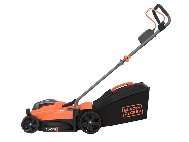 BLACK DECKER Compact Lawnmower 33cm 36V 1 x 2.0Ah Li-ion BCMW33362L1