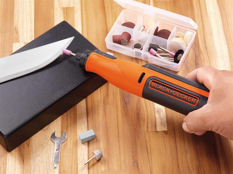 BLACK DECKER Rotary Tool 7.2V 52 Accessories In A Kit Box Lithium B/DBCRT8IK