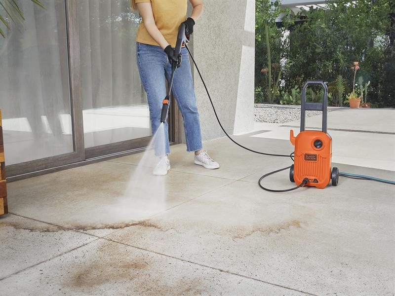 BLACK + DECKER BEPW1300L Pressure Washer 110 bar 240V B/DBEPW1300L