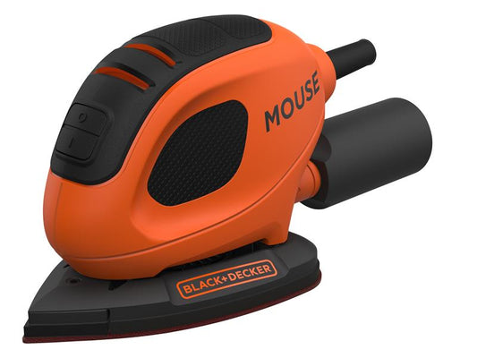 BLACK DECKER 55W Mouse Sander With 6 Sanding Sheets 240V B/DBEW230