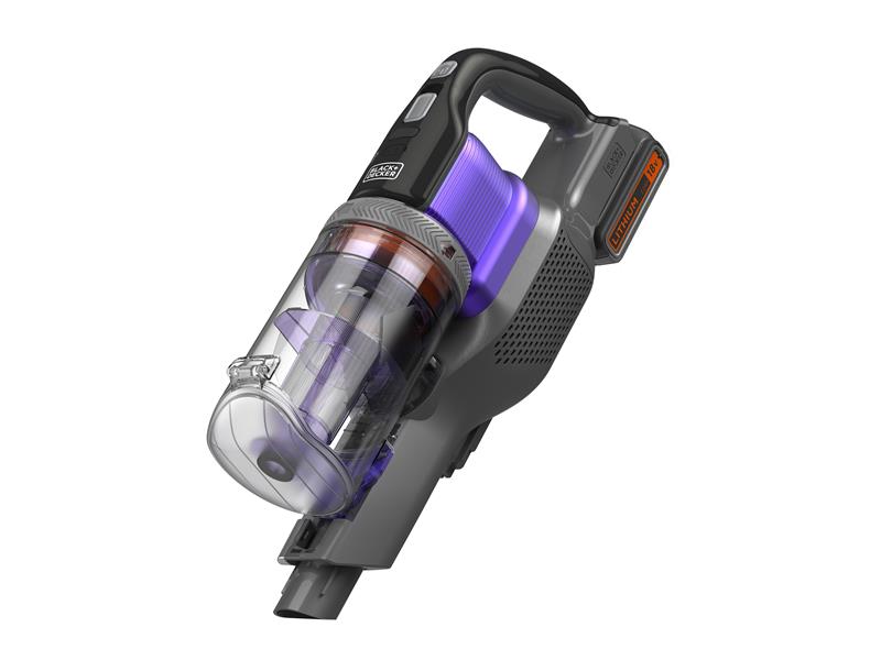 BLACK + DECKER Pet Vacuum Cleaner POWERSERIES 18V 1 x 2.0Ah Li-ion B/DBHFEV182C