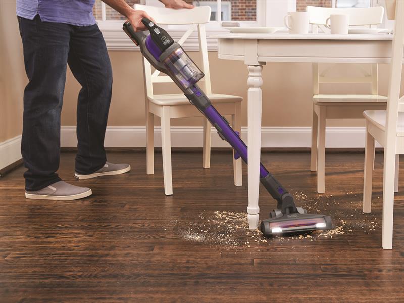 BLACK + DECKER Pet Vacuum Cleaner POWERSERIES 18V 1 x 2.0Ah Li-ion B/DBHFEV182C