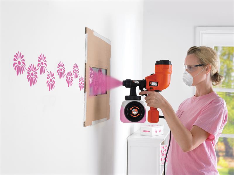 BLACK + DECKER DHVLP Handheld Spray Gun 400W 240V B/DHVLP200