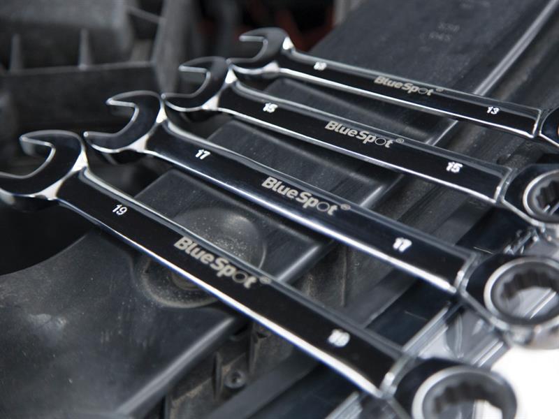 BlueSpot Tools Ratchet Spanner Set, 8 Piece B/S04310