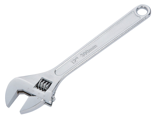 BlueSpot Tools Adjustable Wrench 300mm 12in Chrome Jaw Capacity 35mm B/S06105