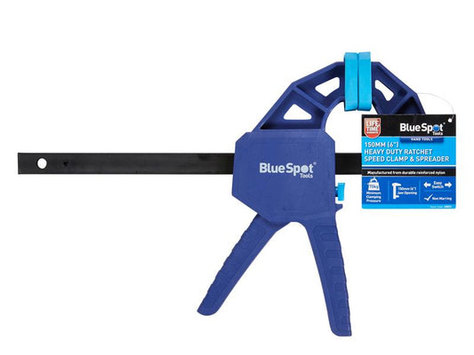 BlueSpot Tools Heavy Duty Ratchet Speed Clamp & Spreader 150mm 6in B/S10032