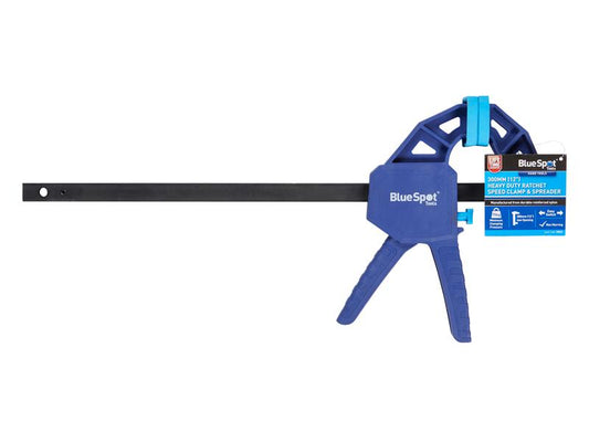 BlueSpot Tools Heavy Duty Ratchet Speed Clamp & Spreader 300mm 12in B/S10033